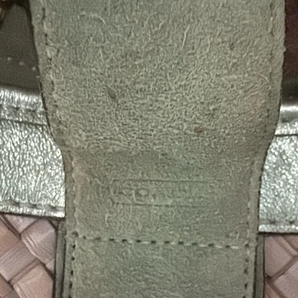 Coach Elegant Green and Tan Woven Women's Bag - Picture 3 of 10